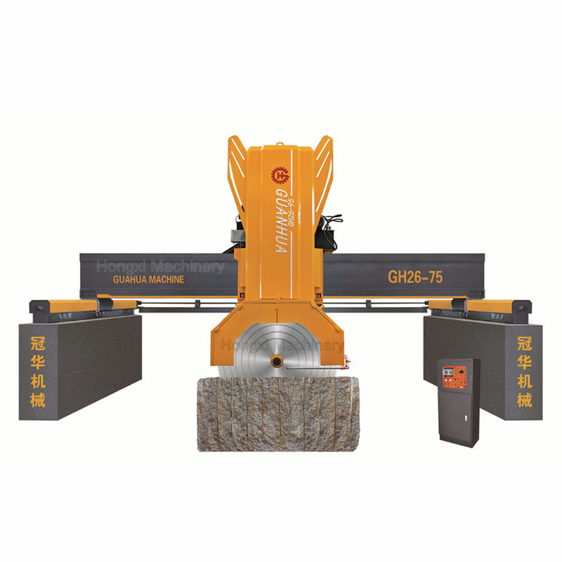 Bridge Type Multi blade Stone Marble Granite Rocks block cutter Saw machine