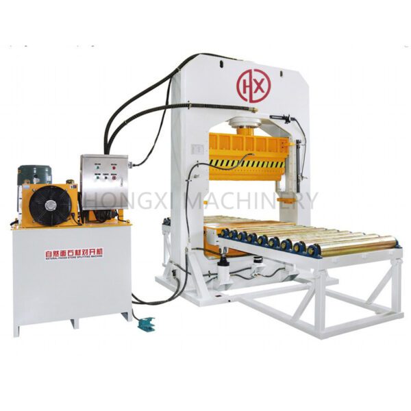 HONGXI 1200mm High Efficiency Hydraulic Rock Guillotine Granite Block Split Natural Face Splitting Stone Splitter Machine for Sale GHPJ-612